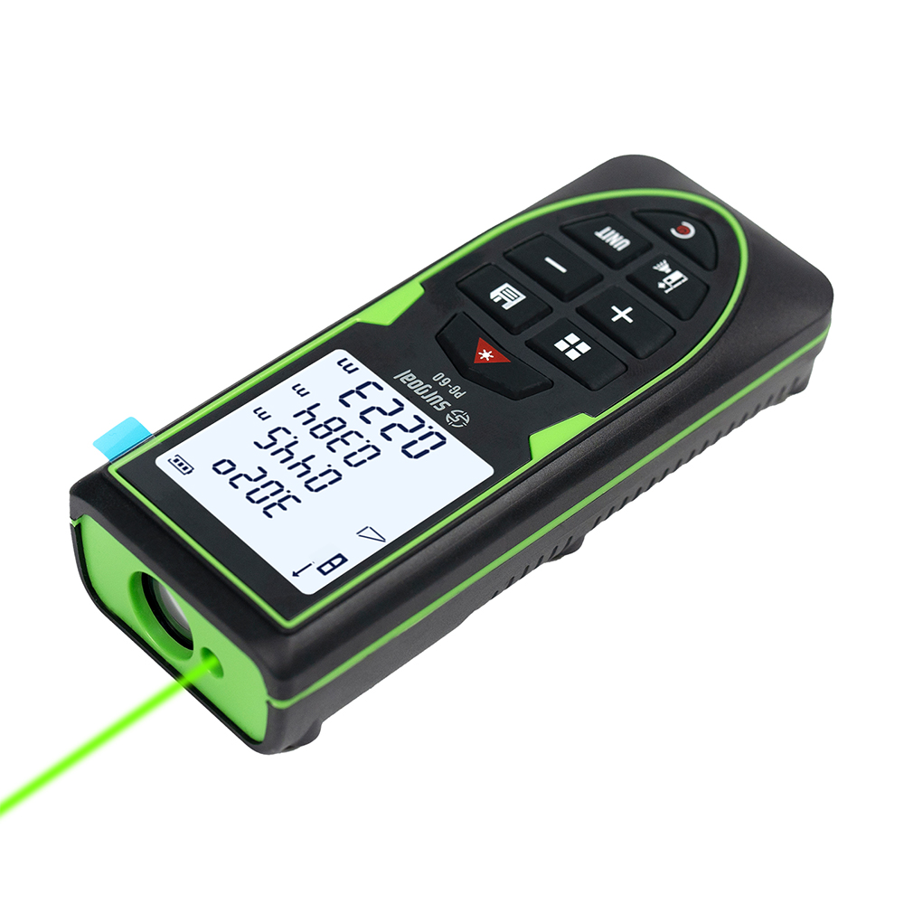 Industrial Laser Rangefinder - Зеленый лазерный дальномер 120 м с