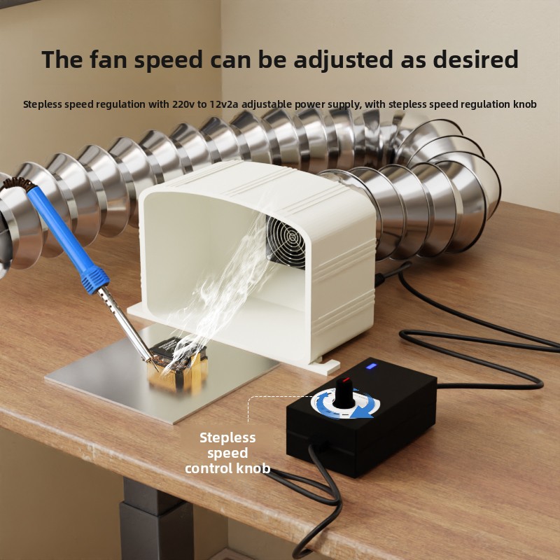 Industrial Laser Fume Extractor - Мощный компактный вытяжной фильтр для пайки,