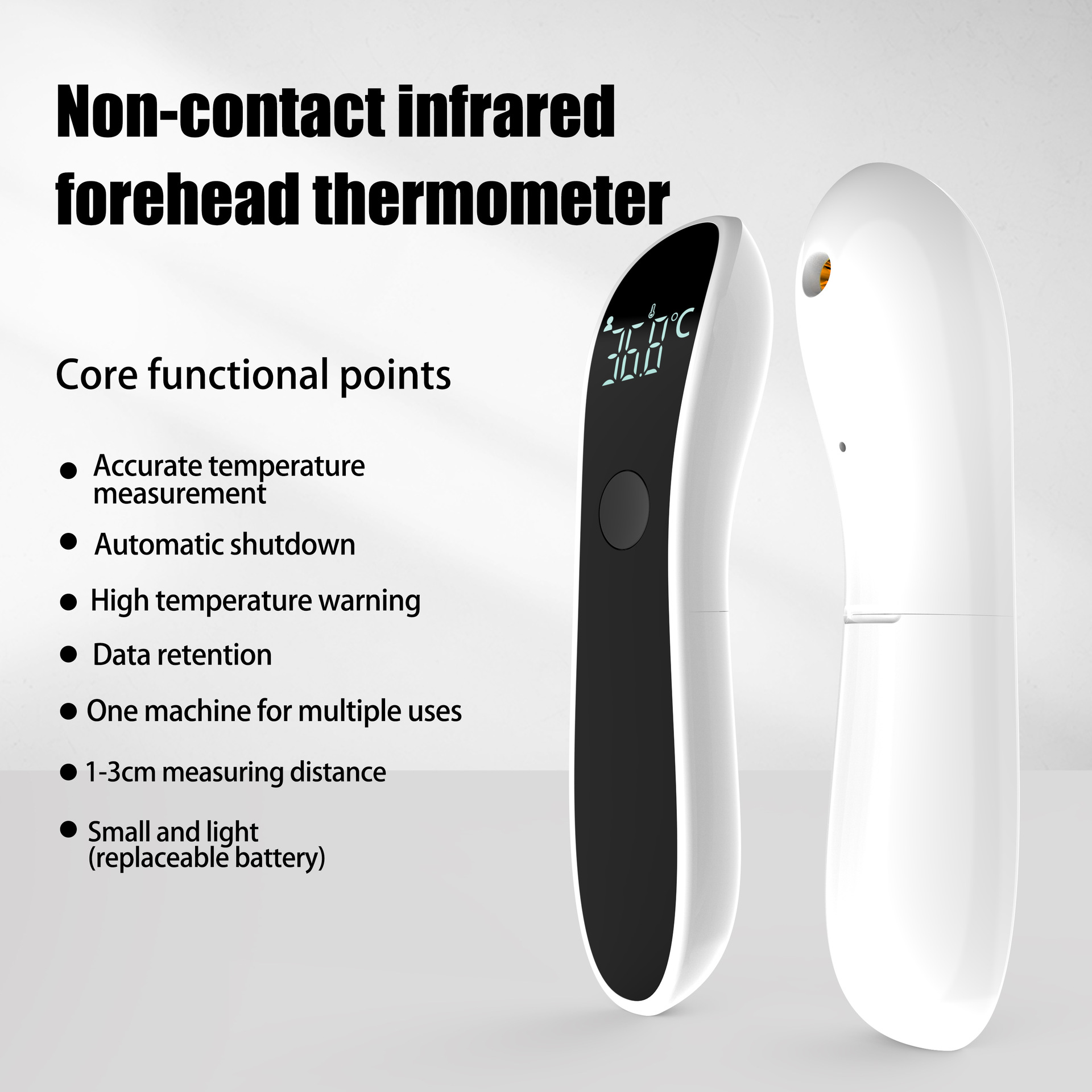 Industrial Laser Temperature Sensor - Инфракрасный термометр для лихорадки, медицинский бытовой