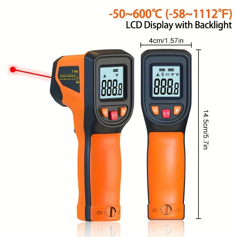 Цифровой инфракрасный термомет – обзор и цена Industrial Laser Temperature Sensor