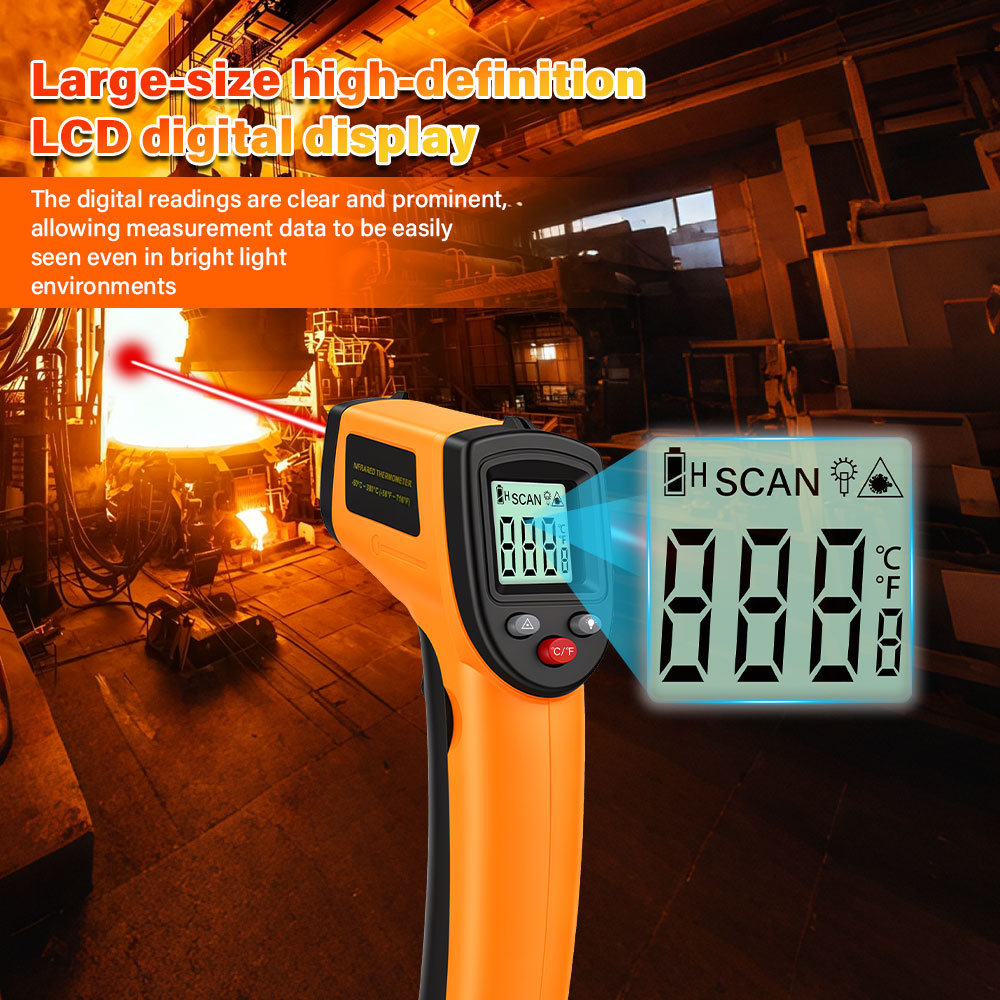 Цифровой инфракрасный термомет – обзор и цена Industrial Laser Temperature Sensor