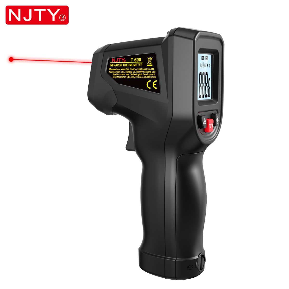 NJTY T600 Инфракрасный термоме – обзор и цена Industrial Laser Temperature Sensor